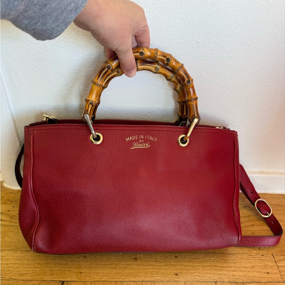 🛑SOLD🛑 Vintage Gucci Bamboo shopper